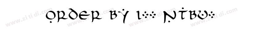 莫大毛筆 ORDER BY 1-- ntBV字体转换